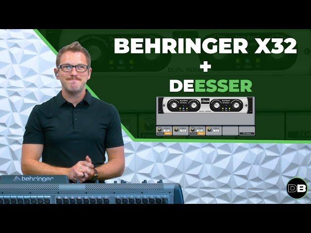 Behringer X32 Effects Tutorial - Dual DeEsser