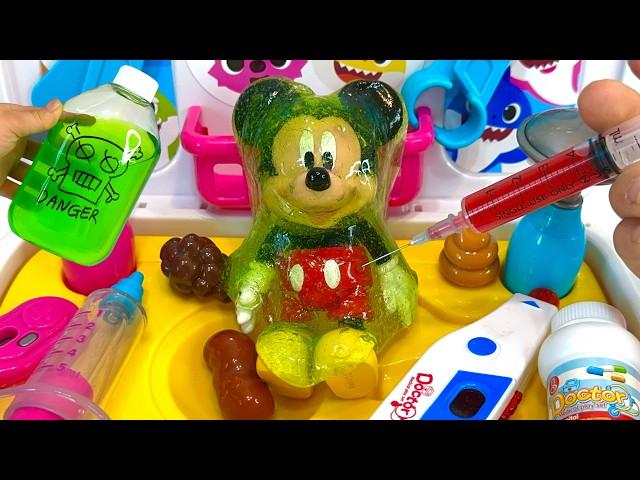 [Toy ASMR] 8 Minutes Satisfying with Unboxing Mickey Mouse Doctor toys & Ambulance ASMR