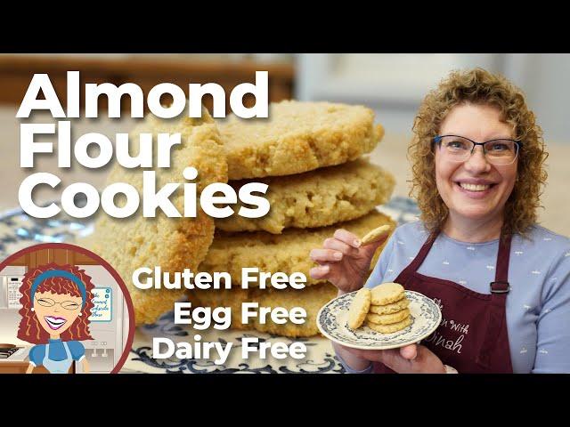 EASY Almond Flour Cookies | Gluten Free, Dairy Free, Egg Free, Refined Sugar Free | 3 Ingredients