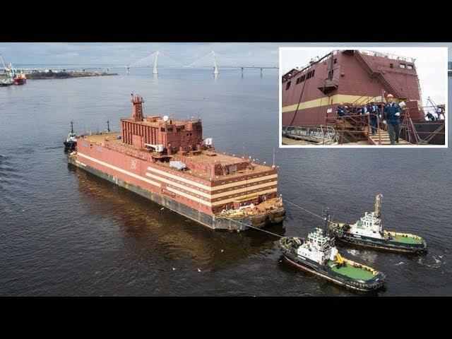 'Akademik Lomonosov' Shipborn Is First Floating Nuclear Power Plant Sets Sail In Russia