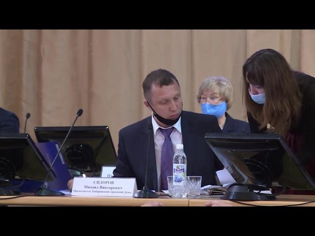 Председатель городской думы Михаил Сидоров выгнал съёмочную группу телеканала «Хабаровск»