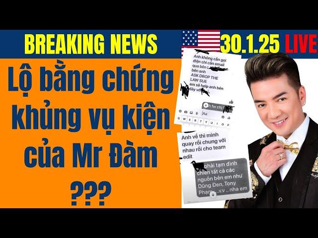 Nổ lớn! Lộ bằng chứng khủng vụ kiện của Đàm Vĩnh Hưng?