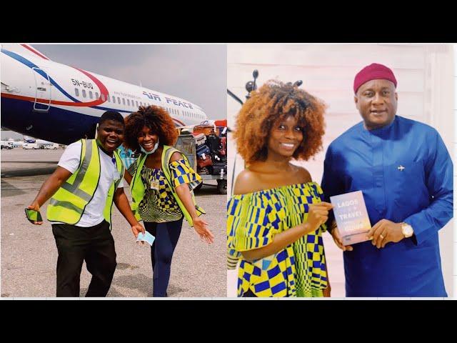 WODE MAYA & I MEET THE CEO of Air Peace & go on an EXCLUSIVE TOUR OF AIR PEACE in LAGOS NIGERIA