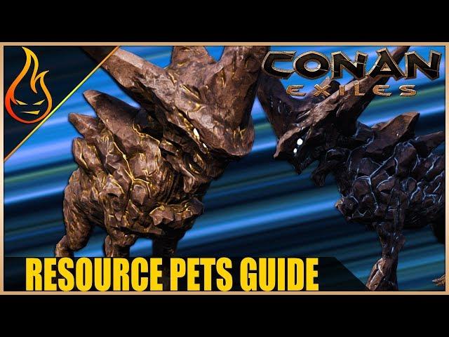 A Guide To Resource Pets Conan Exiles 2018 | Pet Taming Tips