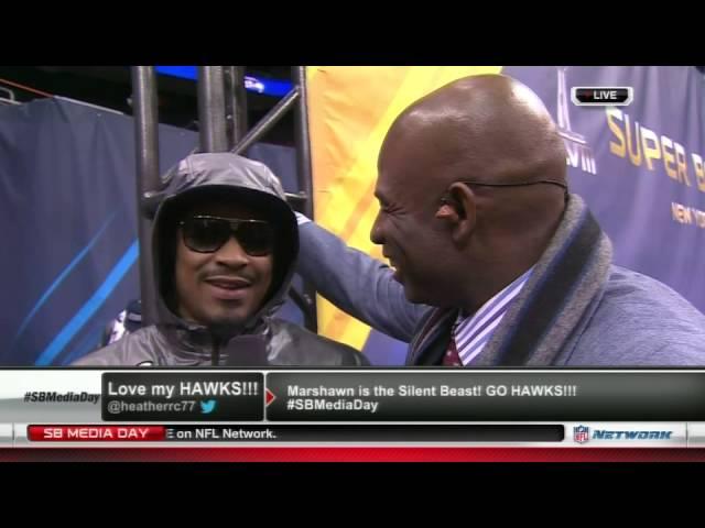 Diehardsport.com: Marshawn Lynch Media Day interview w/ Deion