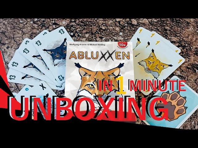 Abluxxen UNBOXING in 1 minute