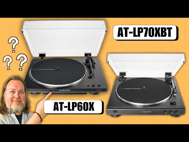 Should you buy Audio Technica’s AT-LP70XBT or LP60X turntable?