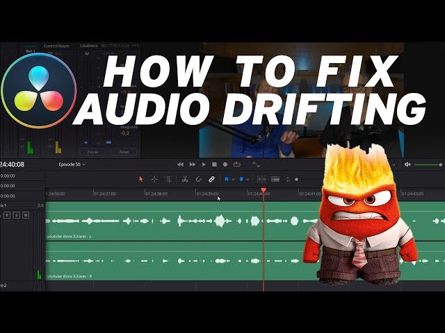 How to FIX AUDIO DRIFT in Davinci Resolve 17