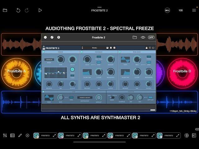 FROSTBITE 2 - Spectral Freeze by AudioThing - Demo with Loopy Pro - iOS