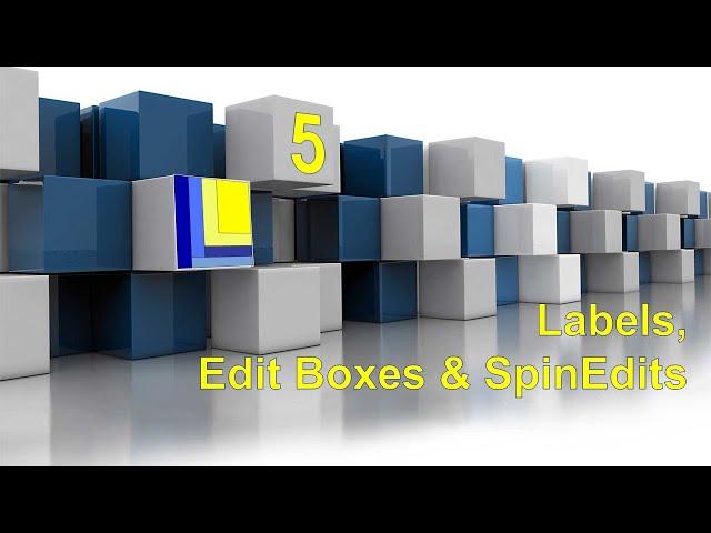 Learn to code in Delphi | Part 5 | Labels, Edit Boxes and Spin Edits