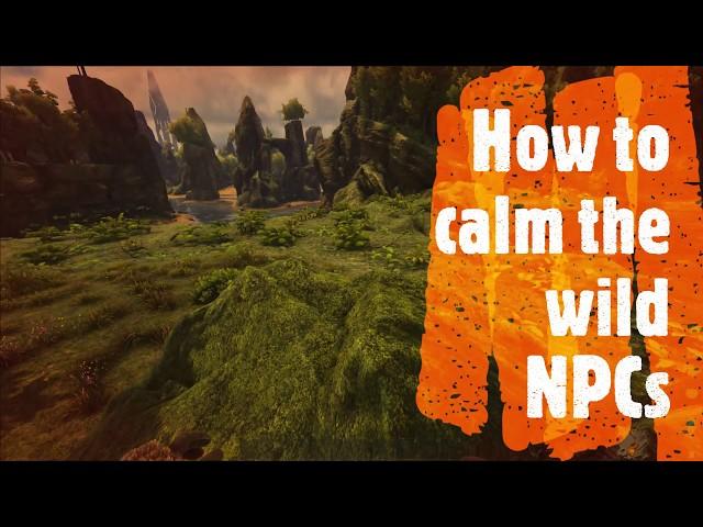 How to calm down the Human NPCs