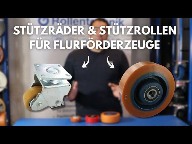 Stützräder- und Rollen für Flurförderzeuge