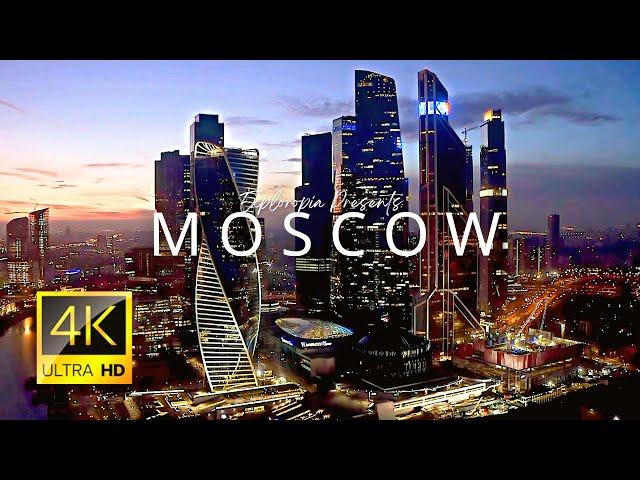 Moscow, Russia  in 4K ULTRA HD 60 FPS by Drone
