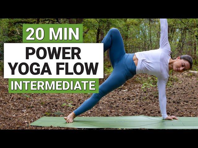 20 Min Intermediate Power Yoga Flow | Strong full Body Yoga