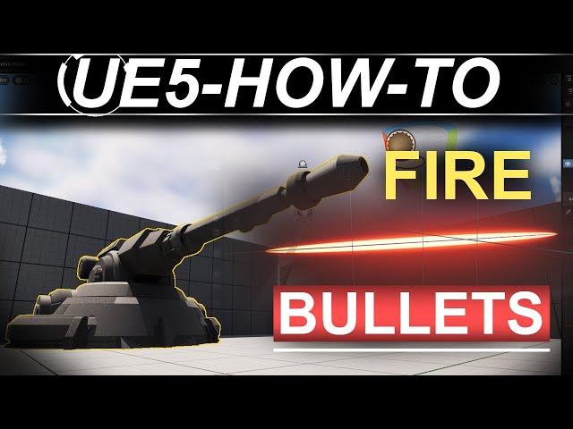 UE5: How To Make Bullets - (Projectile Movement Blueprints)