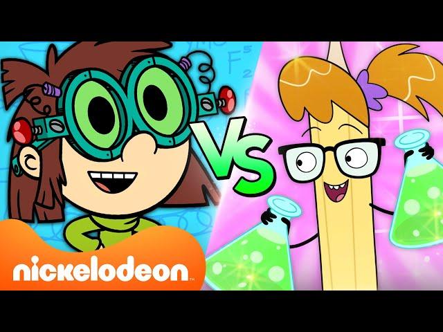 Lisa Loud vs Pencil  Who Makes CRAZIER Inventions? | @Nicktoons