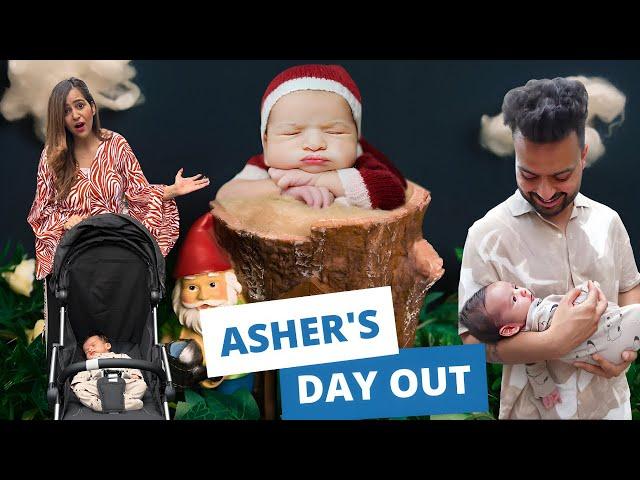 Baby's DAY OUT || Asher's First Outing in CAR 