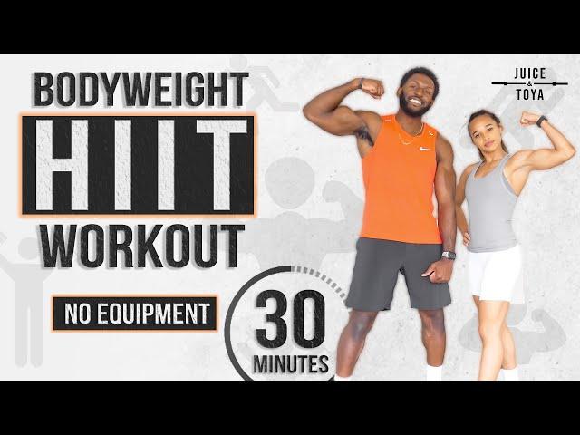 30 Minute Full Body HIIT Workout (No Equipment + Modifications)