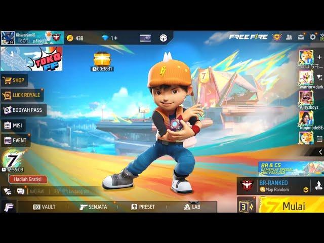 BOBOIBOY MASUK GAME FREE FIRE! GAME LUCU FF