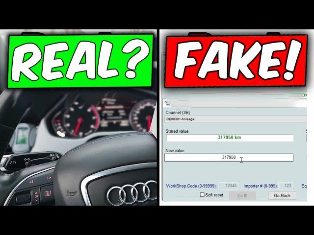 Verify real mileage on your VW/Audi with VCDS