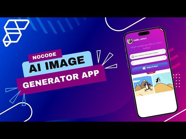 How to Build an #ai Image Generator App Without Coding - #flutterflow #nocode