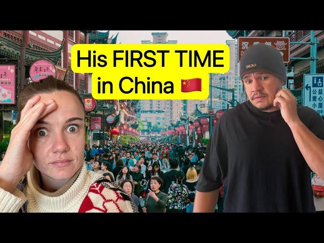 My Brothers FIRST TIME in China: Expectation vs Reality