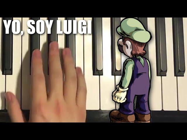 How To Play - Yo Soy Luigi (Piano Tutorial Lesson)