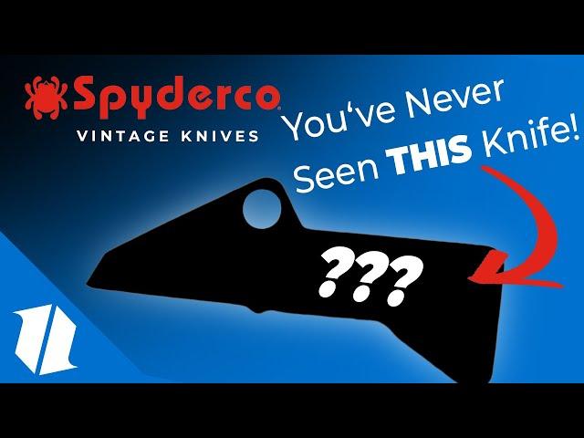 The ULTIMATE Vintage Spyderco Knife Collection (with an EPIC automatic you've NEVER seen)