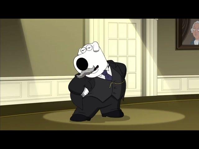 family guy s17e18 Brian plays President William Howard Taft scene