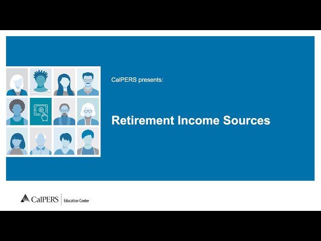 Retirement Income Sources