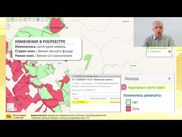 Управление земельным фондом с помощью интерактивных карт в "1С"