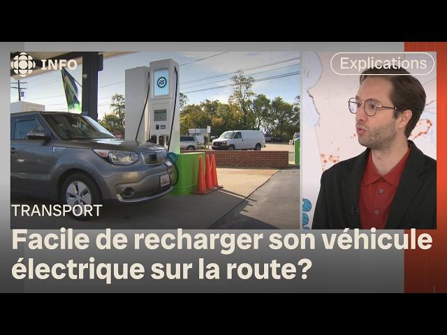 Voitures électriques : y a-t-il assez de bornes de recharge au Québec? | D'abord l'info