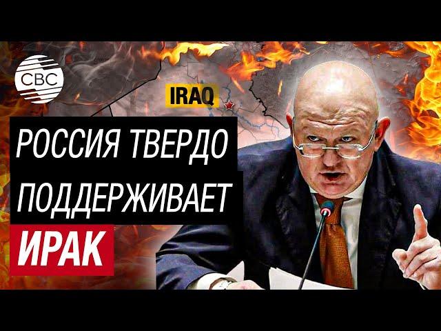 Небензя в Совбезе ООН: Россия против любого вмешательства во внутренние дела Ирака!