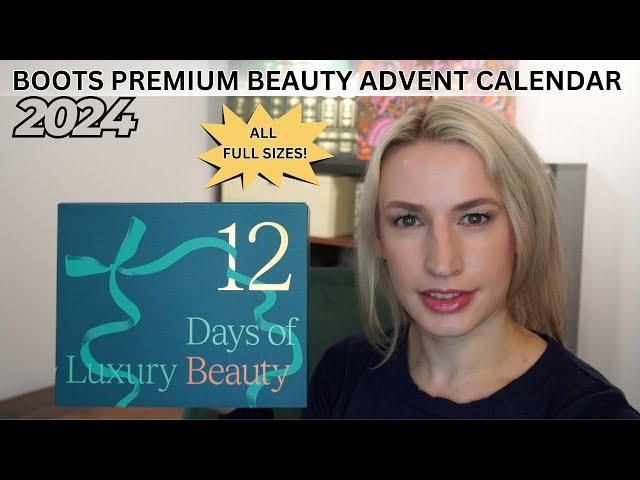 Boots Premium Beauty 12 Day Advent Calendar Unboxing | All FULL Sizes!