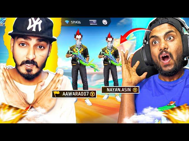 Nayan Bhai & Aawara तगड़ा Prank Gone Wrong On V Badge Youtuber  Garena Free Fire Max