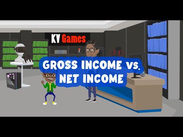 Gross Income vs. Net Income For Kids, Teens, and Beginners | Financial Literacy for Kids