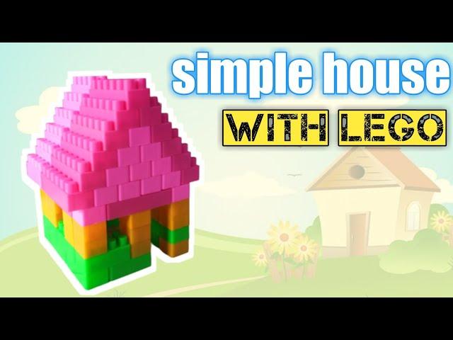 How to make a mini house with lego block | miniatur