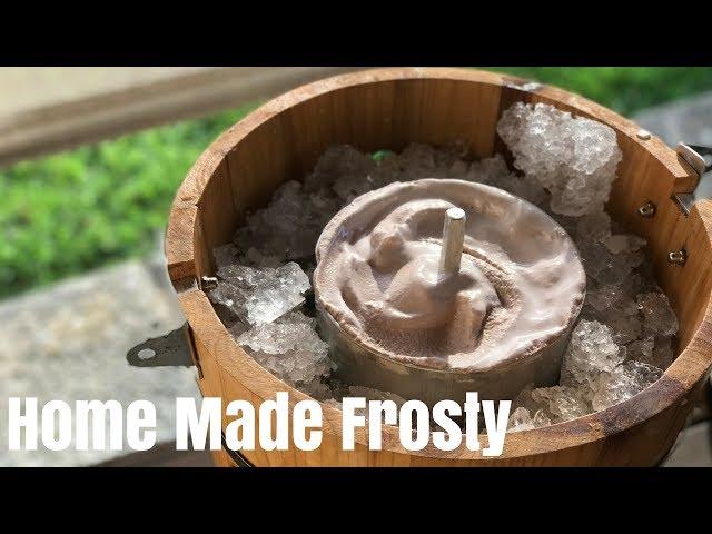How to make homemade chocolate ice cream| Wendy's frosty clone