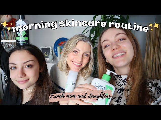 Our morning SKINCARE ROUTINE through the ages // FRENCH mom and daughters BEAUTY SECRETS! | Edukale