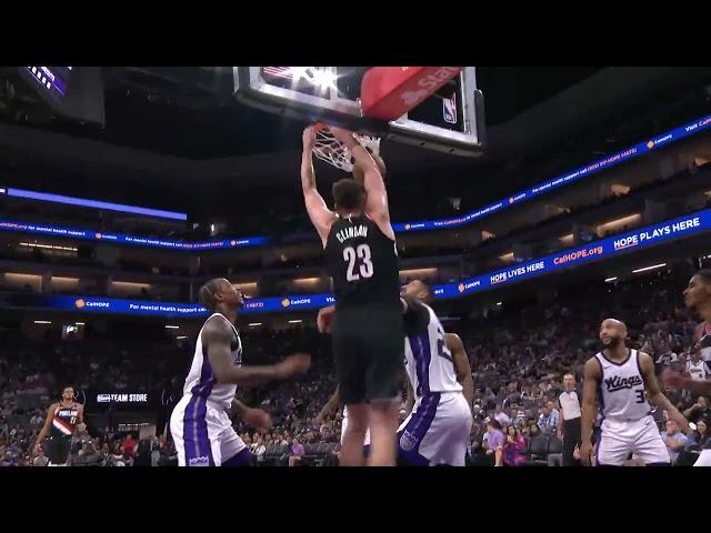 Donovan Clingan Highlights | Trail Blazers vs. Kings | October 13, 2024