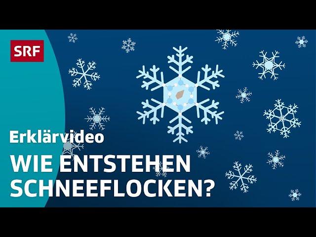 Wie Schnee entsteht – einfach erklärt | Kindervideos | SRF Kids