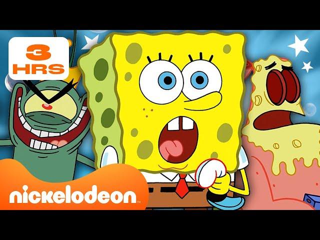 Губка Боб | ЛУЧШЕЕ из 9, 10 и 11 сезонов "Губка Боб"! 3-часовая подборка | Nickelodeon Cyrillic