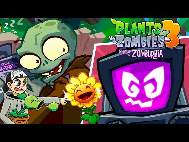 ZOMBIES HACKED THE COMPUTER! ► Plants vs. Zombies 3 Welcome to Zomburbia #2 | PvZ 3