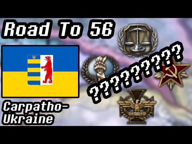 Carpatho-Ukraine forms Ukraine - HOI4 Gameplay | RT56