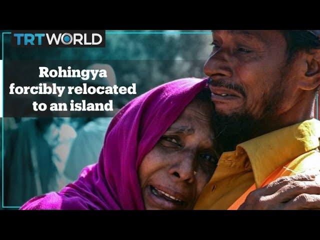 Rohingya refugees forcibly relocated to flood-prone Bangladeshi island