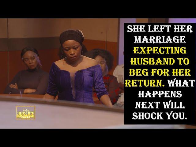 The Justice Court EP 85 || I EXPECTED HIM TO BEG FOR MY RETURN BUT WHAT HE DID WILL SHOCK YOU