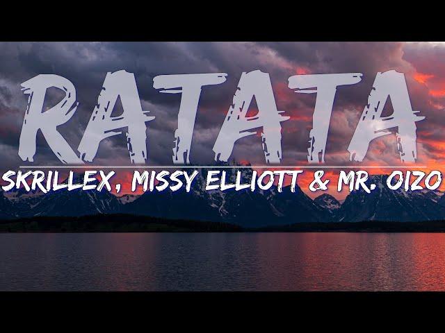 Skrillex, Missy Elliott & Mr. Oizo - RATATA (Clean) (Lyrics) - Full Audio, 4k Video