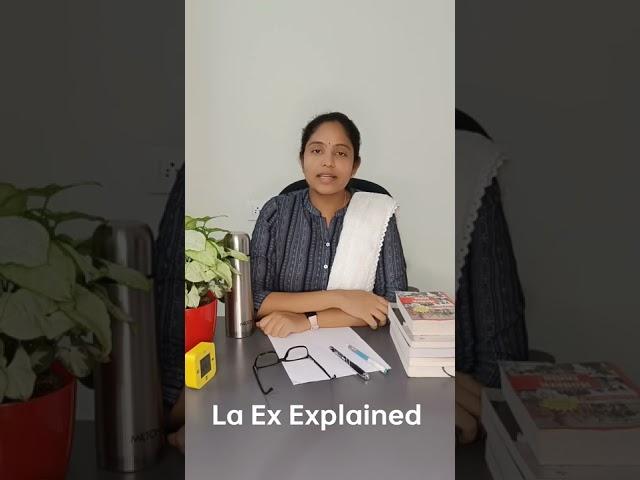 La Ex Explained - Terminology Videos - Notes link in the description