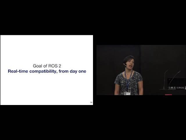 Real time Performance in ROS 2 ROSCon 2015 Hamburg Day 1 Jackie Kay