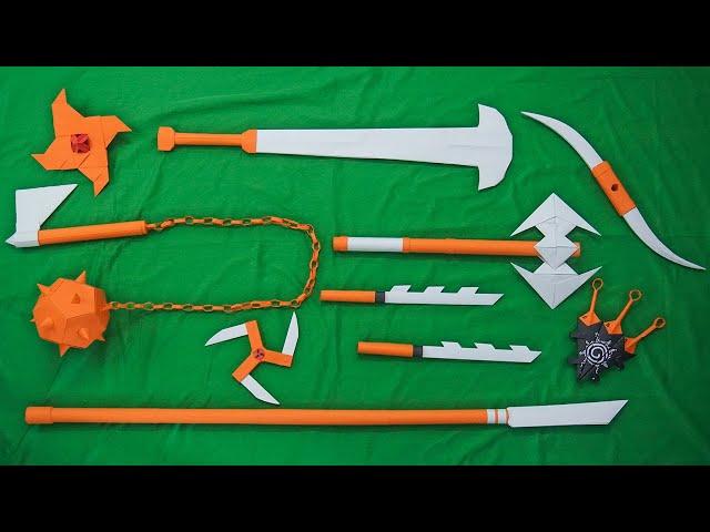 TOP 10 REAL ORIGAMI PAPER NINJA WEAPONS